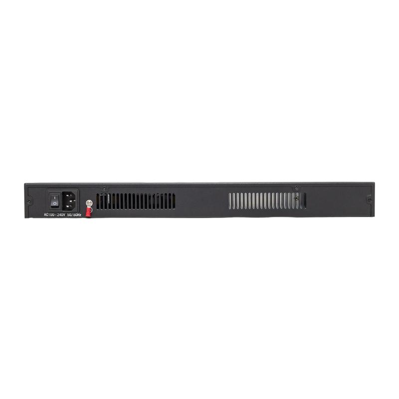 Промышленный неуправляемый коммутатор U-2GX/SFP-24GTP-R, 2 порта 1000Base-X SFP, 24 порта 10/100/1000Base-T(X) RJ45 c PoE, монтаж в 19" стойку TSX |TS — миниатюра 12