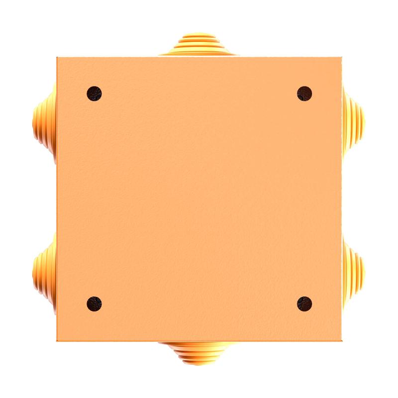Коробка распределительная стальная FS огн., IP55,150х150х80мм,4р, 450V,6A, 4мм.кв. с кабельными вводами и клеммниками | FSB31404 | DKC — миниатюра 4