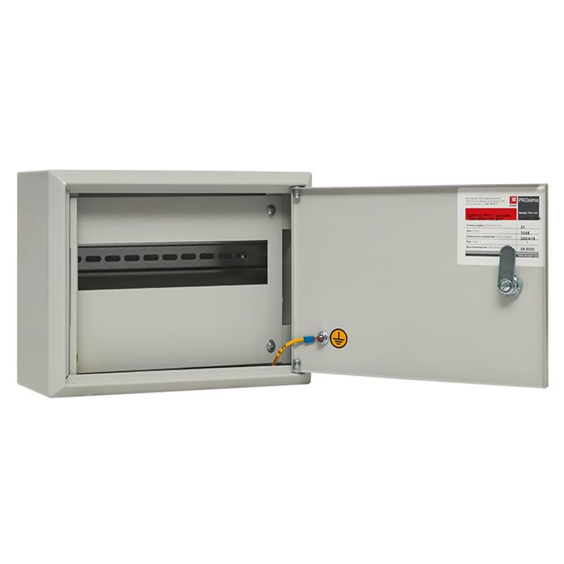 Щит распределительный навесной ЩРН-12 (ВхШхГ) 220х300х120мм IP31 PROxima  с шинами| mb21-12sh | EKF — миниатюра 8
