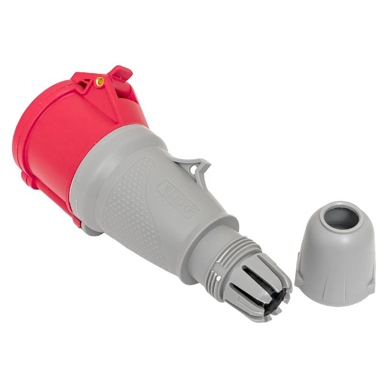 Розетка переносная 224 3P+PE 32А 380В IP44 EKF PROXIMA | ps-224-32-380-PRO | EKF — миниатюра 3