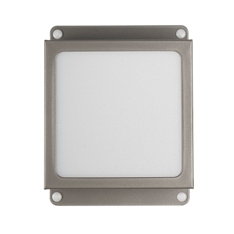 Светильник светодиодный для грильято PPL 089/G OPAL  9W 3000K GREY IP40 "Грильято" 100*100мм "Домино" | .5068988 | Jazzway — Jazzway