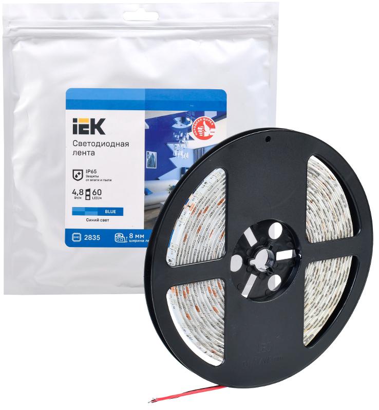 Лента светодиодная 5м LSR-2835B60-4,8-IP65-12В | LSR1-7-060-65-3-05 | IEK — миниатюра 2