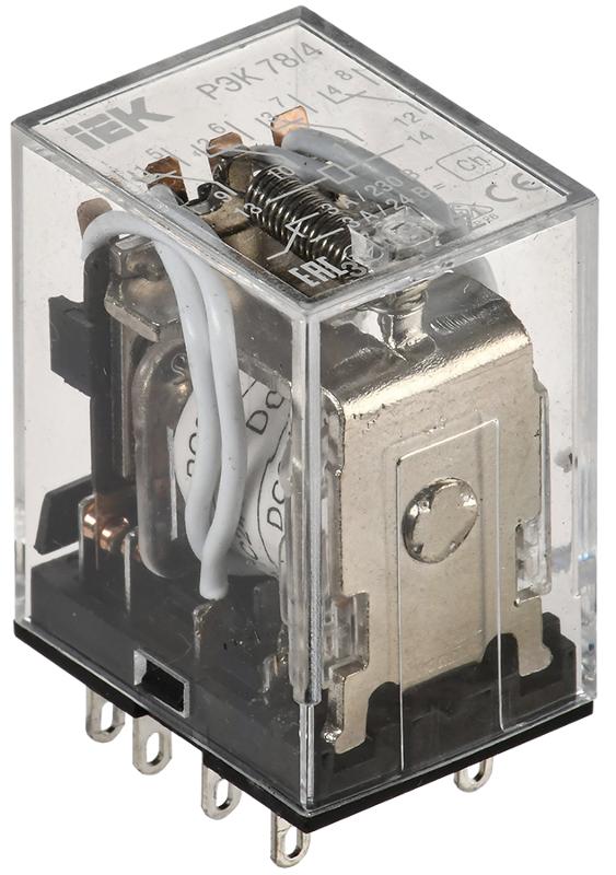 Реле РЭК78/4(MY4)  3А  24В DC  | RRP20-4-03-024D | IEK — IEK (ИЭК)