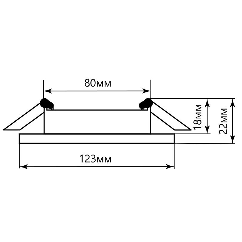 Светильник точечный встраиваемый декоративный CD4045 20LED*2835 SMD 4000K, 15W GX53, без лампы, серый, хром | 41410 | Feron — миниатюра 5