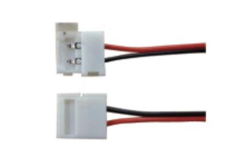 Разъем гибкий с проводом для LED ленты 4,8 и 9,6W/m IP20 8mm (соединение 2х лент) (10 шт. в упак.) | V4-R0-70.0024.KIT-1021 | VARTON — VARTON
