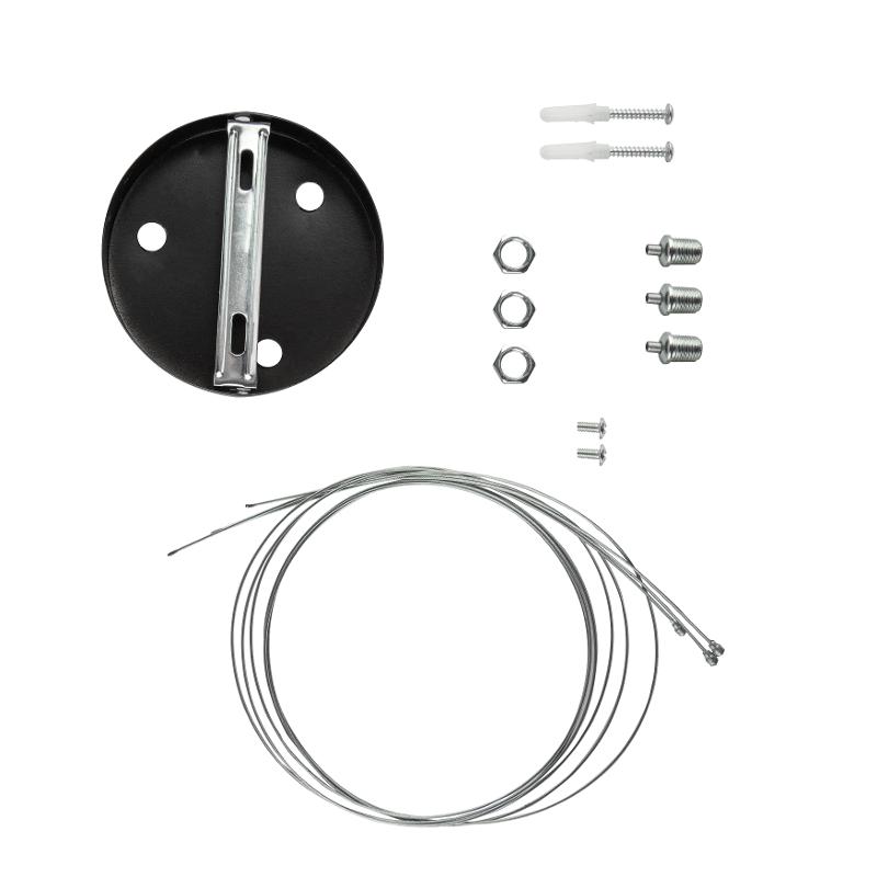 Светильник светодиодный Geometria Ring SPO-134-B-40K-056 56Вт 4000К 4200Лм IP40 800*800*80 черный подвесной | Б0050565 | ЭРА — миниатюра 3