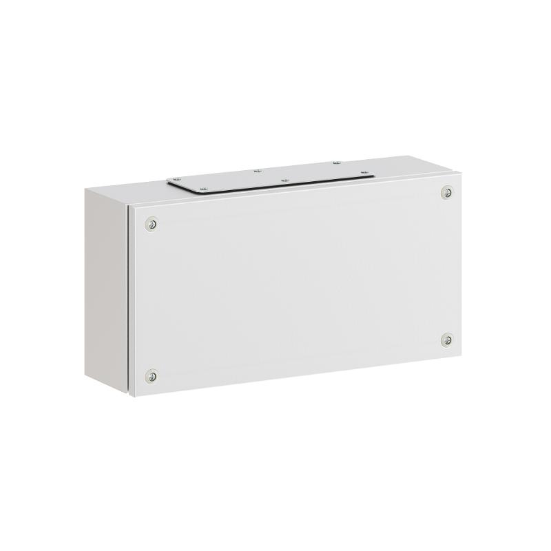 Корпус клеммный металлический SDE ВхШхГ 400x200x120 мм с фланцами | R5SDE4212F | DKC — миниатюра 1