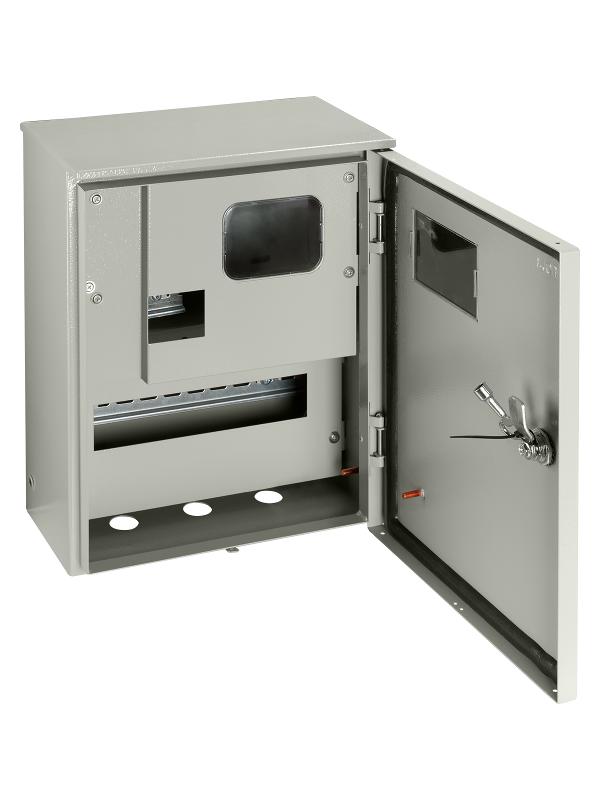 Щит учета ЩУ-1ф/1-0-12 IP66 (ЩУРН-1/12 IP66)  с опломбировкой счётчика (395х310х165) | SQ0905-1001 | TDM — TDM ELECTRIC