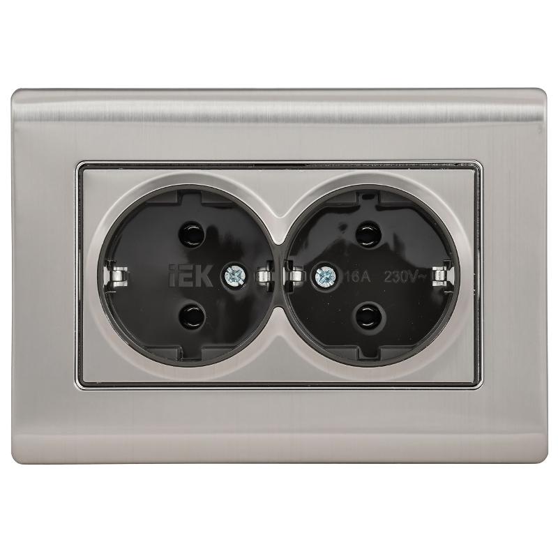 BRITE Роз 2-я с з/к без з/ш 16А сб РСПл12-3-БрГН мет х/н  | BR-R27-16-M-K23-F | ИЭК — миниатюра 2