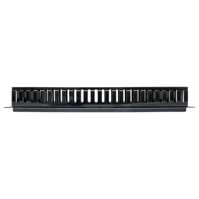 Кабельный органайзер TERACOM PRO с крышкой 19" 1U пластиковый черный | TRP-1CORF-PL-BK | EKF — миниатюра 10