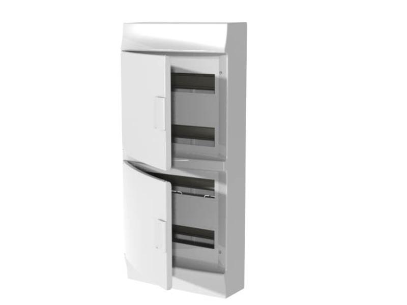 Бокс настенный Mistral41 48М непрозрачная дверь (без клемм)|1SPE007717F0710| ABB — ABB