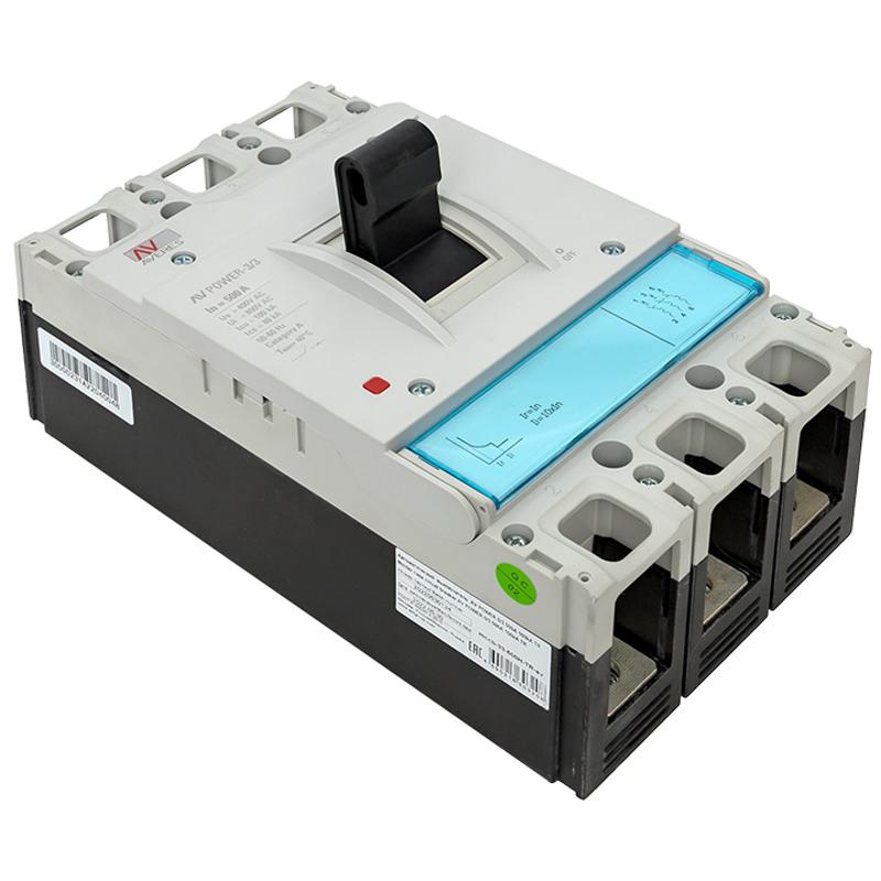Выключатель автоматический AV POWER-3/3 500А 100kA TR AVERES | mccb-33-500H-TR-av | EKF — миниатюра 9
