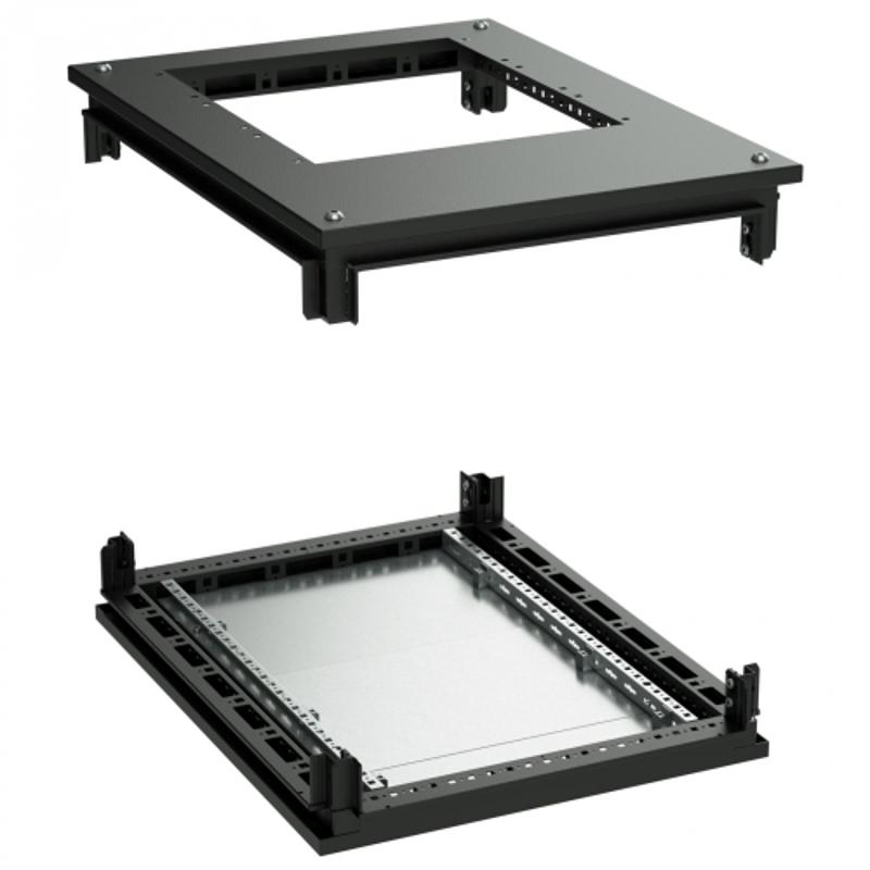 Крыша с фланцем и основание для IT корпусов CQE 800 x 1000 RAL9005 | R5KTB810FITB | DKC — DKC (ДКС)