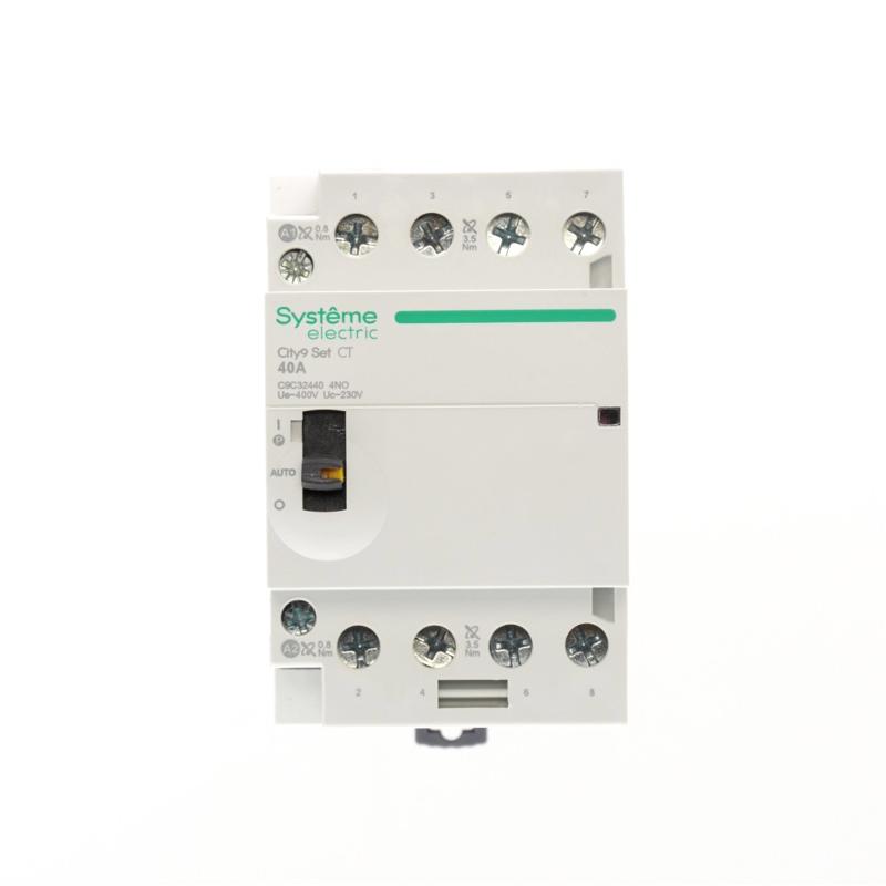 Контактор модульный 4P 4НО 40A AC 400В-230В City9 | C9C32440 |Systeme Electric — миниатюра 3