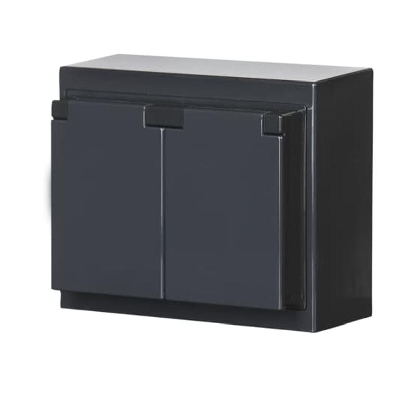 Розетка Double Shuko 16А 230В накладного монтажа, IP44, Impressivo, антрацит | 302ESW-81  | 2TKA00001754 | ABB — ABB