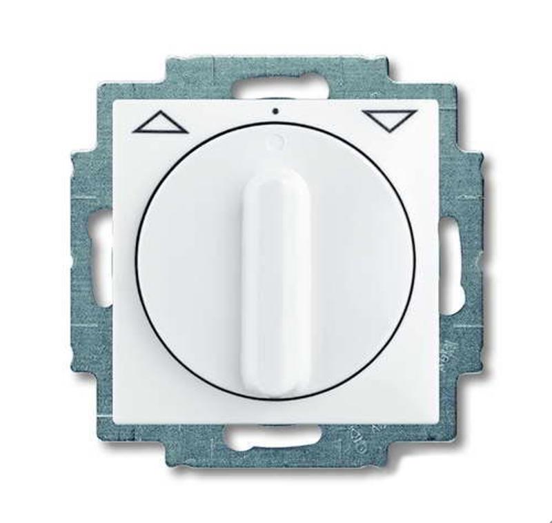 ABB Basic 55 Альп. белый Выключатель жалюзийный поворотный с фиксацией | 1101-0-0920  | 2CKA001101A0920 | ABB — ABB