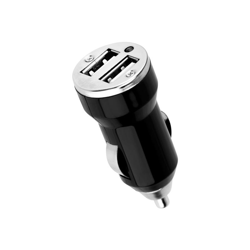 Зарядное устройство в прикуриватель 2 x USB, 1000+2100mA, черное | 16-0290 | Rexant — фото 1 | Sento