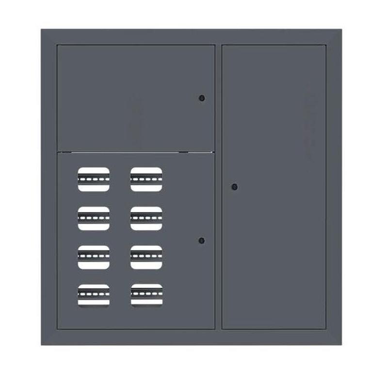 Щит этажный 8 кв. RAL7016 (1000х950х150)  PROxima |mb29-v-8-ral7016| EKF — фото 1 | Sento