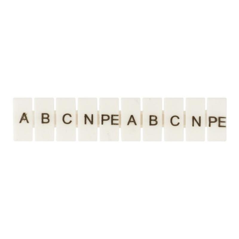 Маркеры для JXB-ST 6 с символами "A, B, C, N, PE" (100 шт.) EKF PROxima | zb-st-6-A-PE | EKF — EKF