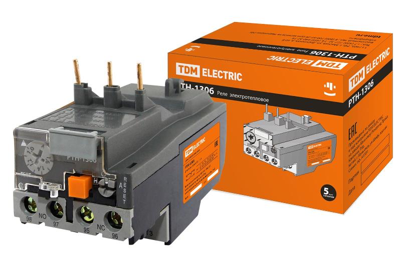 Реле тепловое РТН-1306  1,0-1,6А  | SQ0712-0003 | TDM — TDM ELECTRIC