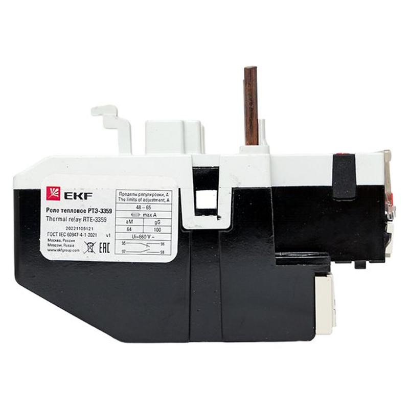 Реле тепловое РТЭ-3359 48-65А EKF PROxima | rel-3359-48-65 | EKF — миниатюра 25