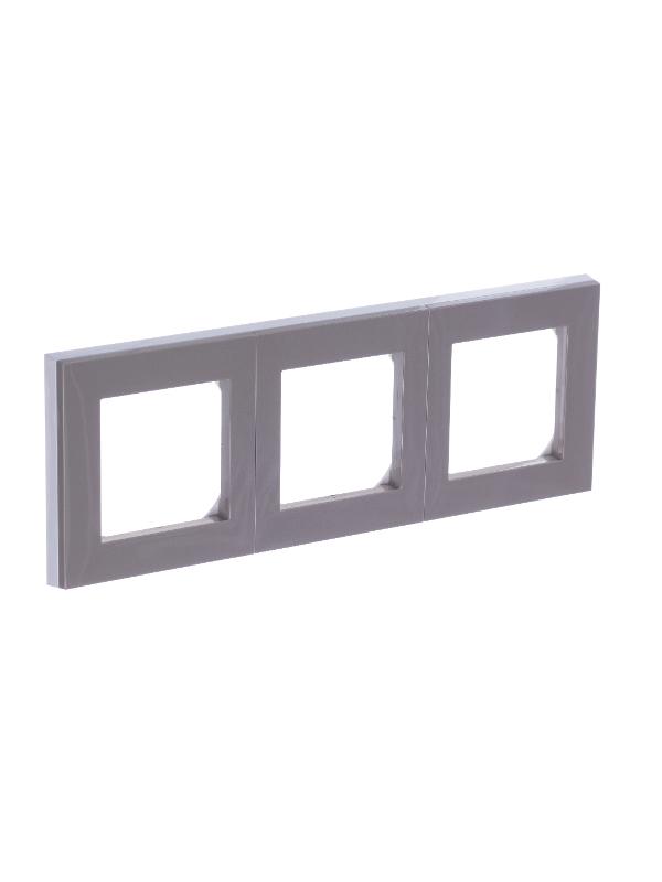ABB Levit Кофе макиато / белый Рамка 3-ая | 3901H-A05030 18W | 2CHH015030A6018 | ABB — миниатюра 3