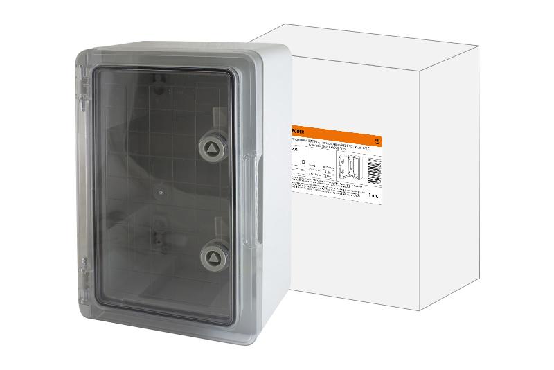 Бокс пластиковый ЩМП-0-4, прозрачная крышка ABS, IP65, -45 до +75 С, навесной, (400x300x220) | SQ0933-0204 | TDM — TDM ELECTRIC