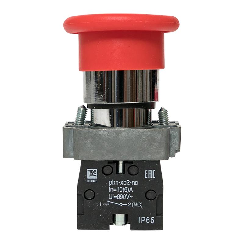 Кнопка BC42 грибок красная NC IP65 PROxima | xb2-bc42-65 | EKF — миниатюра 2
