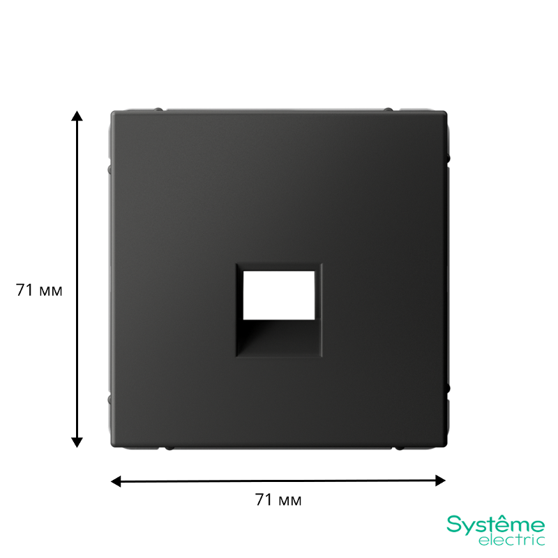 ArtGallery Базальт Накладка информационная типа Keystone | GAL001484 | SE — миниатюра 3