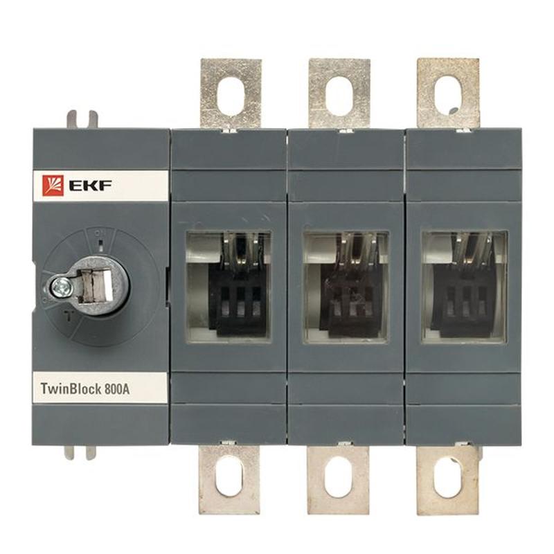 Рубильник 800A 3P без рукоятки управления TwinBlock | tb-s-800-3p | EKF — миниатюра 9