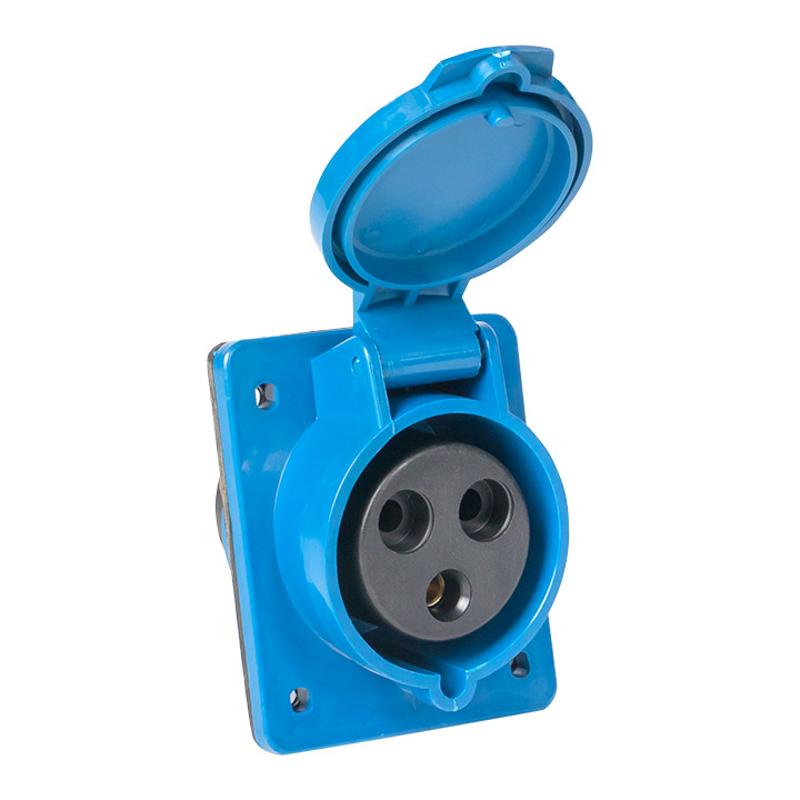 Розетка стационарная внутренняя 423 2Р+РЕ 32А 220В IP44 EKF PROxima | ps-423-32-220 | EKF — миниатюра 2