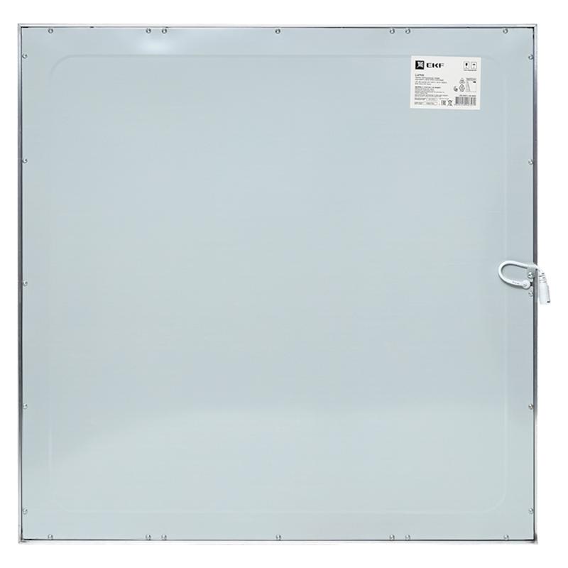 Панель светодиодная тонкая ЛУО-4007-L 36Вт 4000К IP40 серебро без драйвера 595х595х9мм 2600Лм  Basic | LPS-4007-L-36-4000 | EKF — миниатюра 12