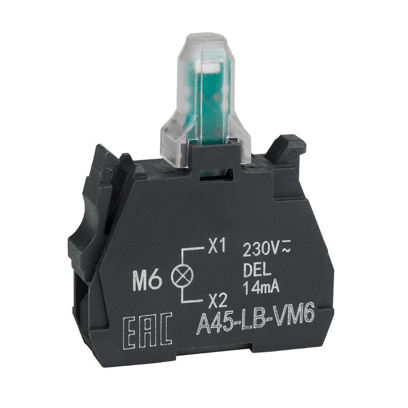 Световой блок OptiSignal D22 A45-LB-VM6 синий 230-240VAC ZBVM6 |332211| КЭАЗ — КЭАЗ (Курский электроаппаратный завод)