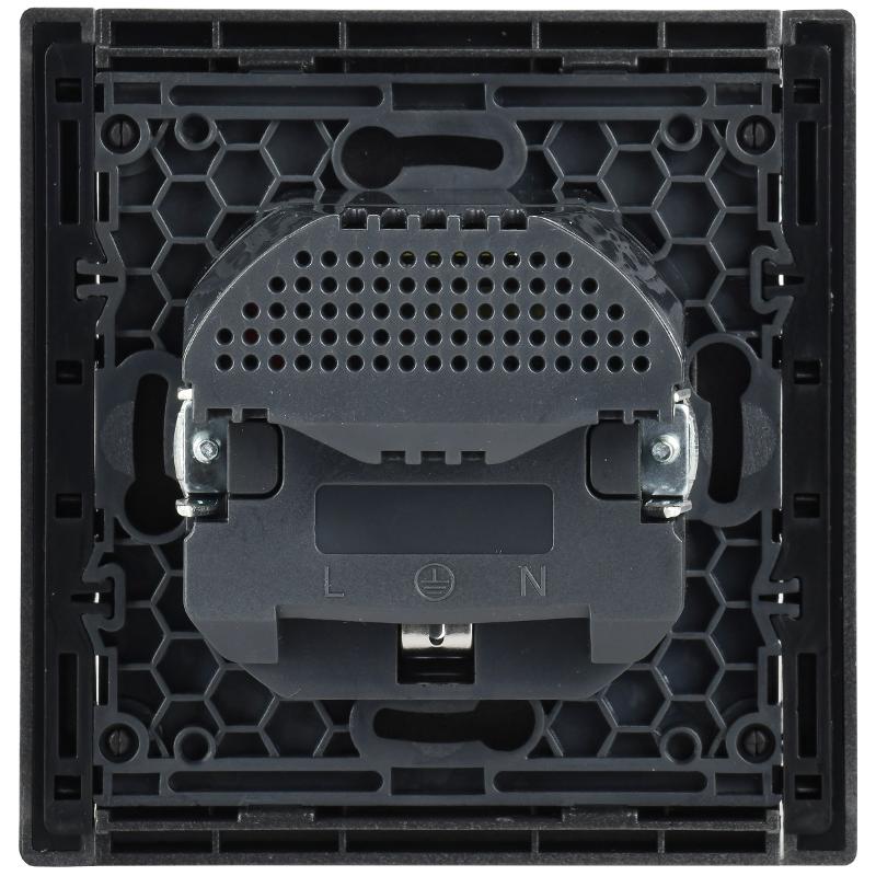 FORTE&PIANO Розетка с заземлением, со шторками в/к 16А USB A+C 18Вт FP547 сталь | FP-R14-16-U22-018-K46 | IEK — миниатюра 5