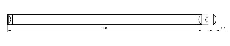 Светильник светодиодный линейный SPO-5-50-6K-M 50Вт 6500K 4700Лм 1500х75х25 матовый | Б0051770 | ЭРА — миниатюра 2
