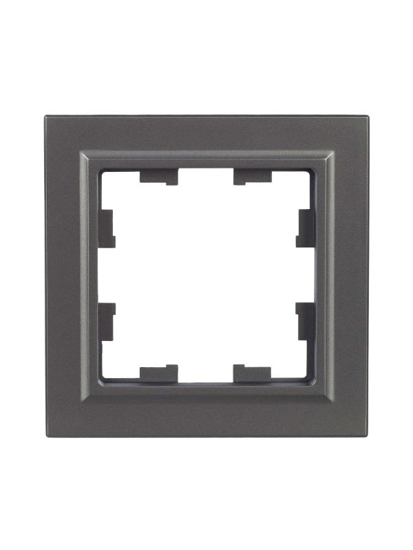 BRITE Рамка 1-ая РУ-1-БрС сталь | BR-M12-K46 | IEK — миниатюра 2