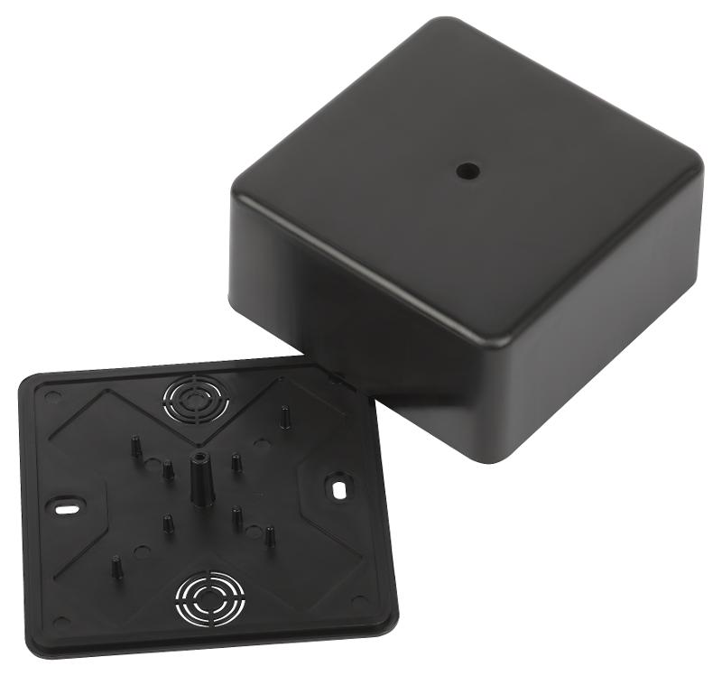 Распаячная коробка  BS-B-100-100-50 100х100х50мм без клеммы черная IP40 BS-B-100-100-50 | Б0061805 | ЭРА — миниатюра 5