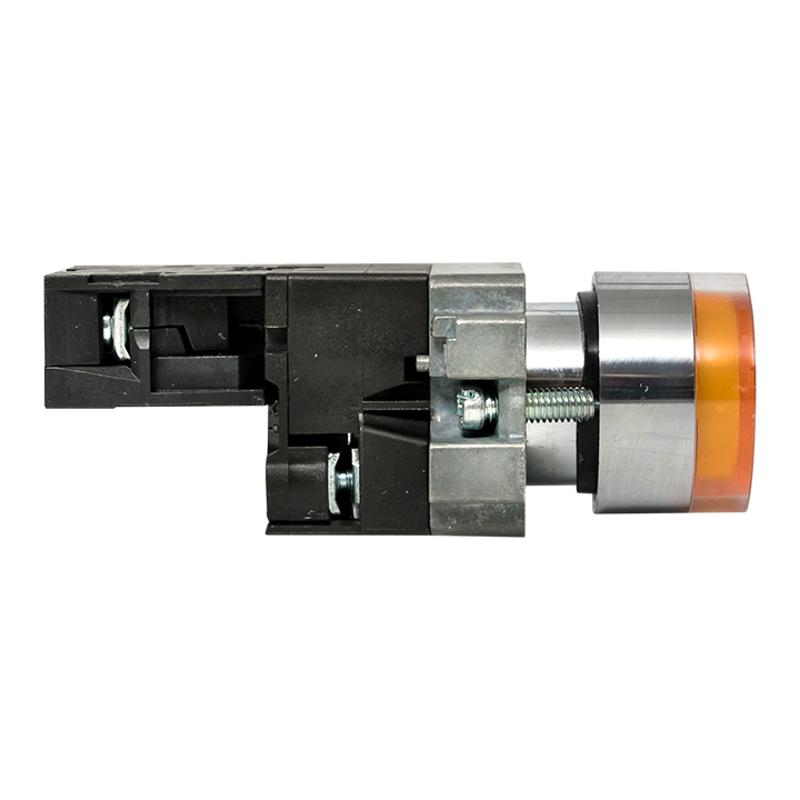 Кнопка BA51 с подстветкой 230В желтая NO IP65 PROxima | xb2-bw51-230-65 | EKF — миниатюра 3