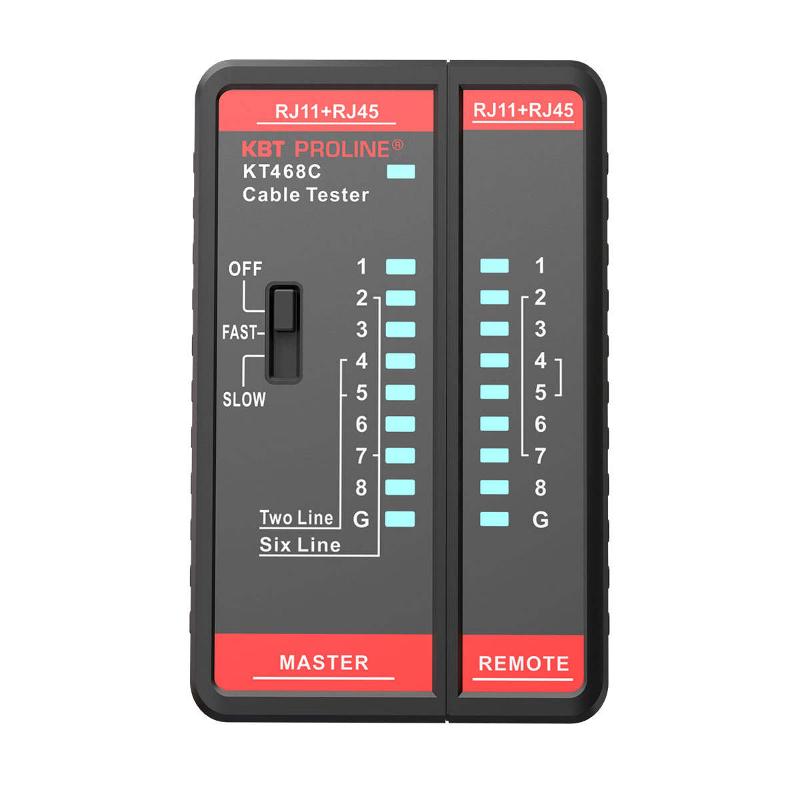 LAN-тестер кабельный KT 468С серия PROLINE | 88552 | КВТ — КВТ