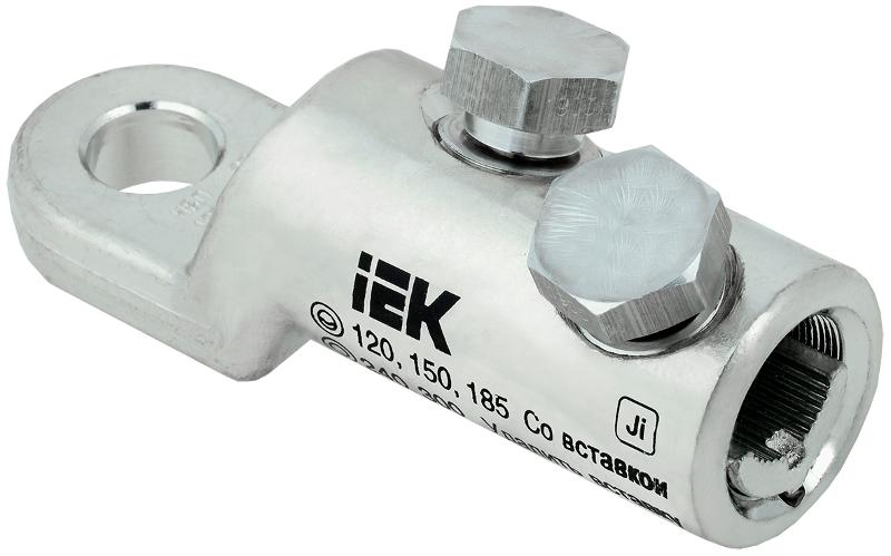 Наконечник болтовой луженый НБЛ 120-300-16/2 35кВ | UNB11-120-300-02-35 | IEK — IEK (ИЭК)