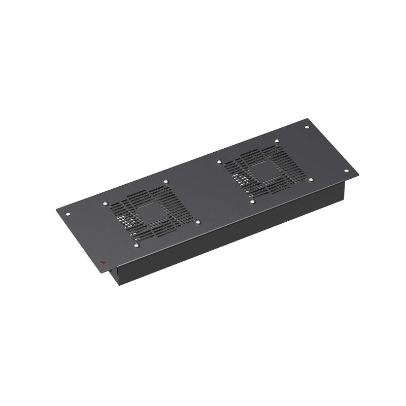 Потолочный модуль 2 вентилятора для крыши 600 RAL9005 | R5VSIT6002FB | DKC — миниатюра 1