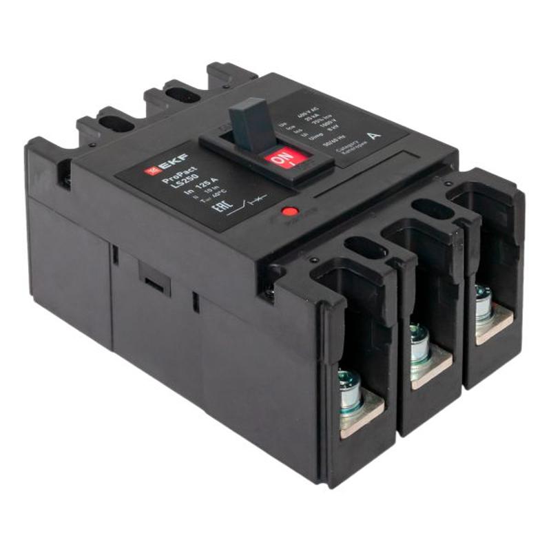 Выключатель автоматический LS250 25кА 3P 125А ProPact | mccb-250-25-3-125-ls | EKF — миниатюра 16
