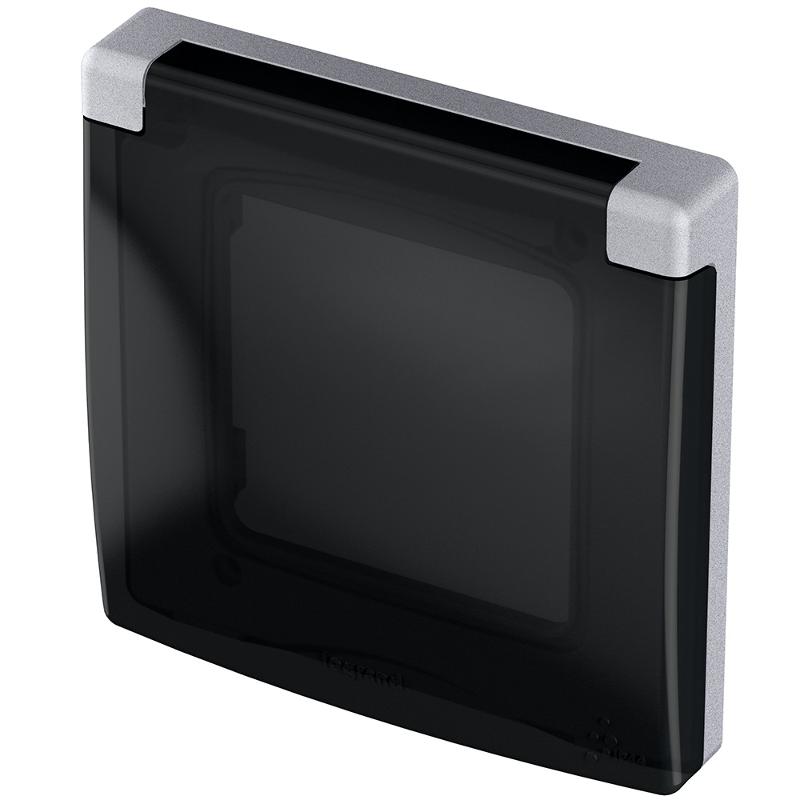 Inspiria Алюминий Рамка с защитной крышкой IP44 — миниатюра 4