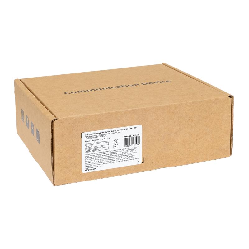 Промышленный неуправляемый коммутатор U-8GX/SFP-8GT, 8 портов 1000Base-X SFP, 8 портов 10/100/1000Base-T(X) RJ45, монтаж на динрейку TSX |TSX-U-8GX/SF — миниатюра 7
