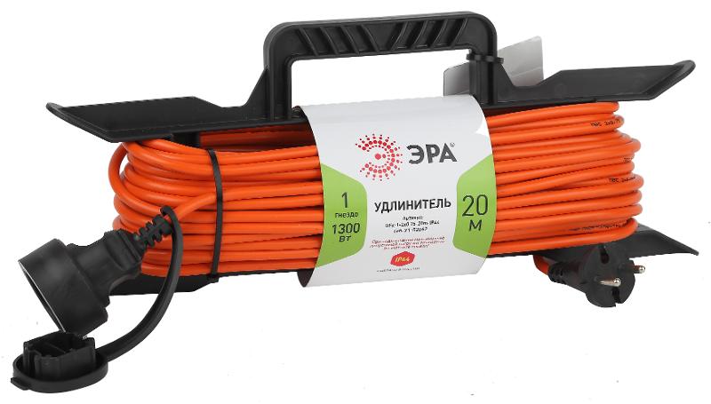 Удлинитель силовой ЭРА UFx-1-2x0.75-20m-IP44 на рамке б/з 1 гн 20м ПВС 2x0.75 | Б0046821 | ЭРА — ЭРА (Энергия света)