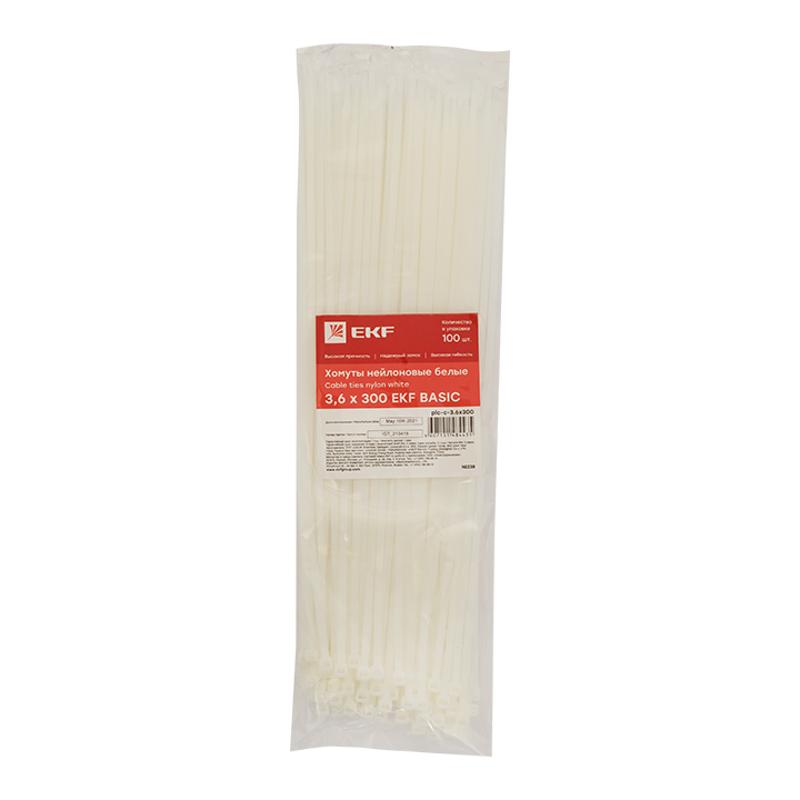 Хомут нейлоновый 3,6х300 (уп./100шт) EKF Simple | plc-c-3.6x300 | EKF — миниатюра 4
