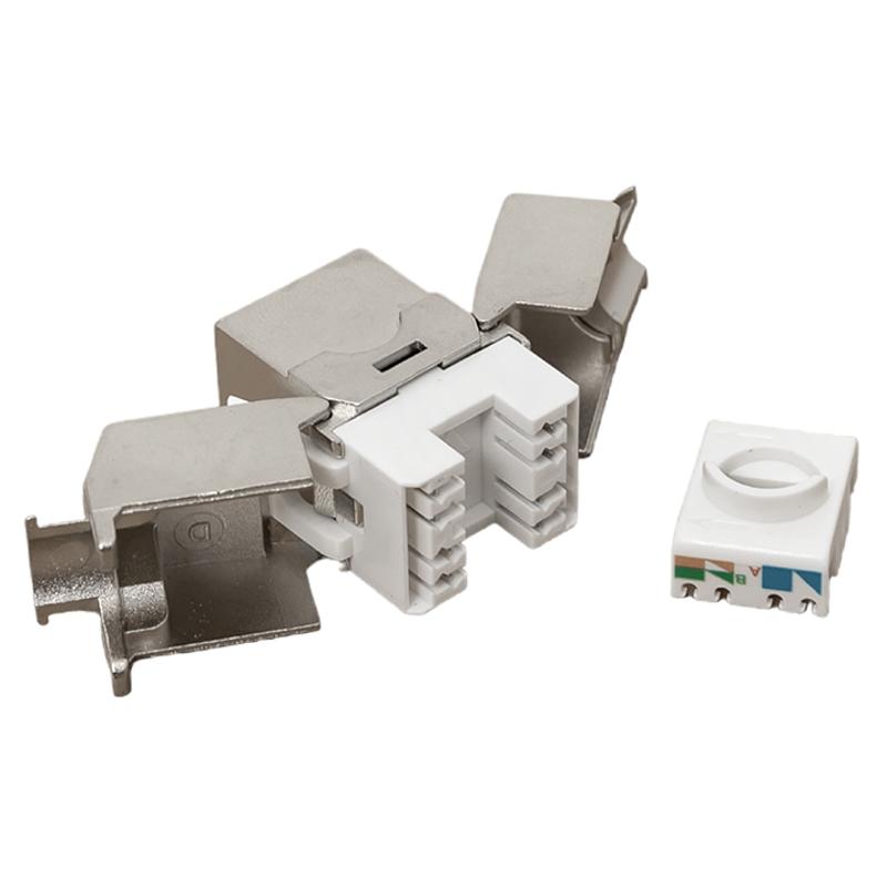 Модуль Keystone TERACOM CS Cat.6 экранированный STP 110 IDC 180 градусов самозажимной (Toolless)|TRCS-KSTN-T180D-6STP| EKF — миниатюра 10