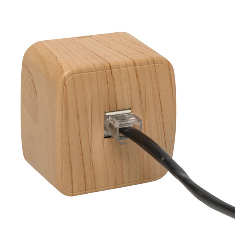 Розетка RJ-45 1-местная ОП Минск, 1А, 120В, светлое дерево EKF | EGK01-035-30 | EKF — миниатюра 12