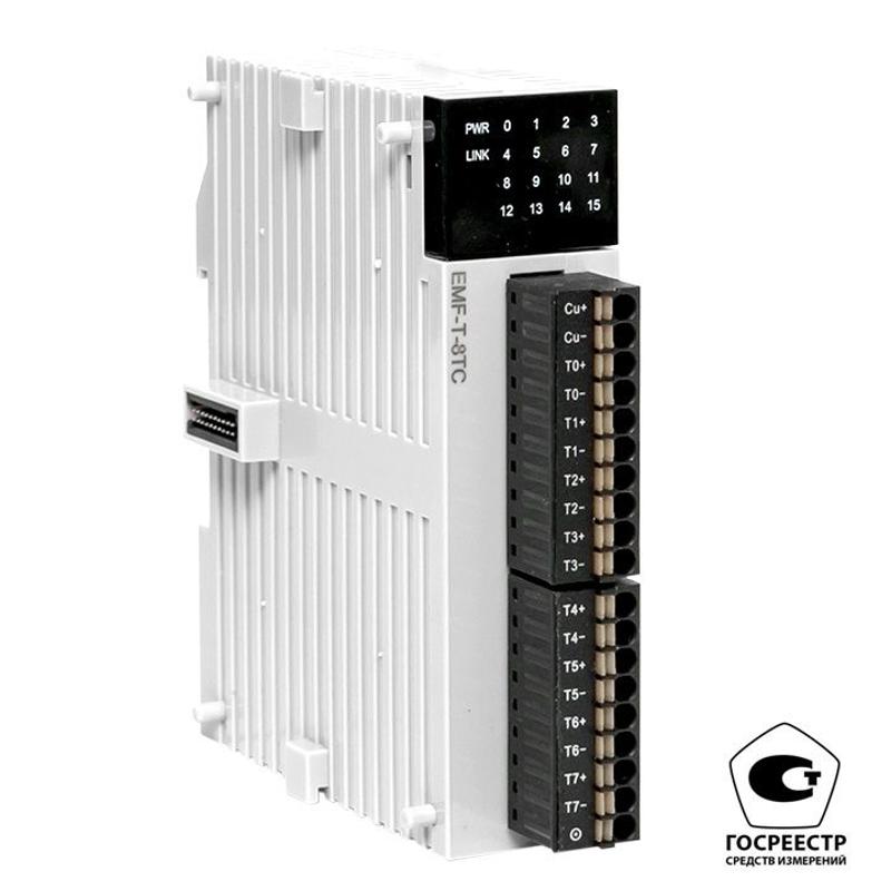 Модуль ввода термопар EMF 8 PRO-Logic (с поверкой) | EMF-T-8TC-V | EKF — EKF