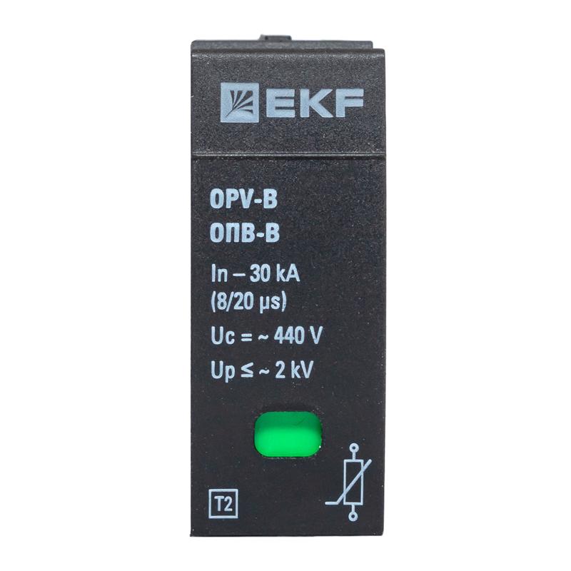 Сменный модуль к ОПВ-B In-30кА 440В с сигнализацией  |opv-b-module| EKF — миниатюра 2